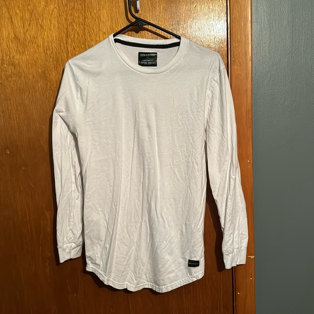 Hollister white long sleeve